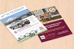 Flyers that hahave been printed