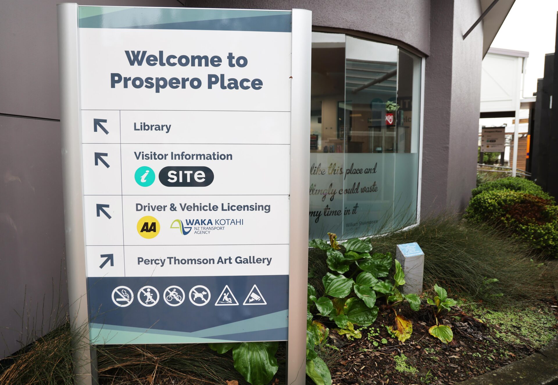 Prospero Place wayfinding signage upgrade