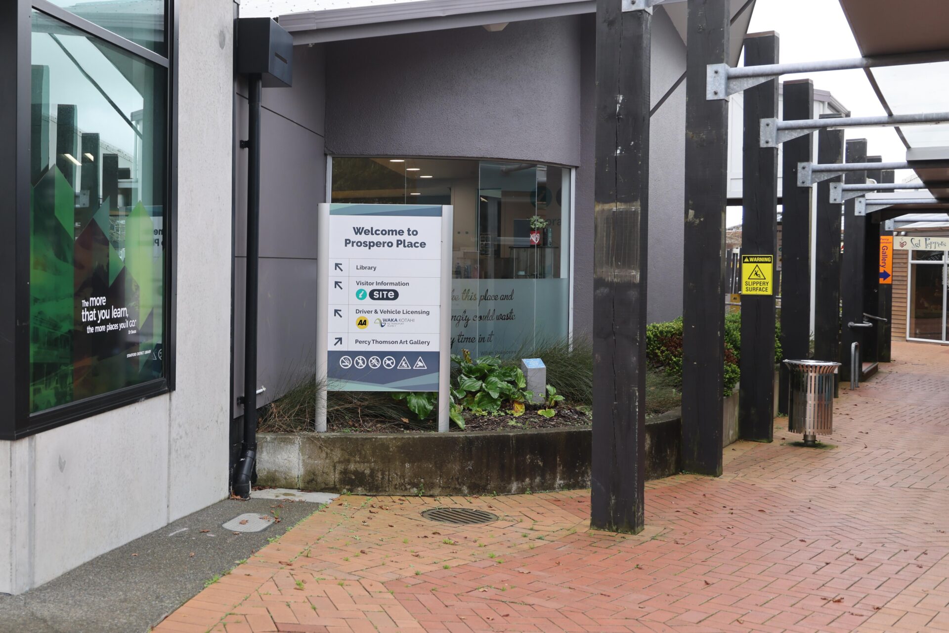 Prospero Place wayfinding signage upgrade