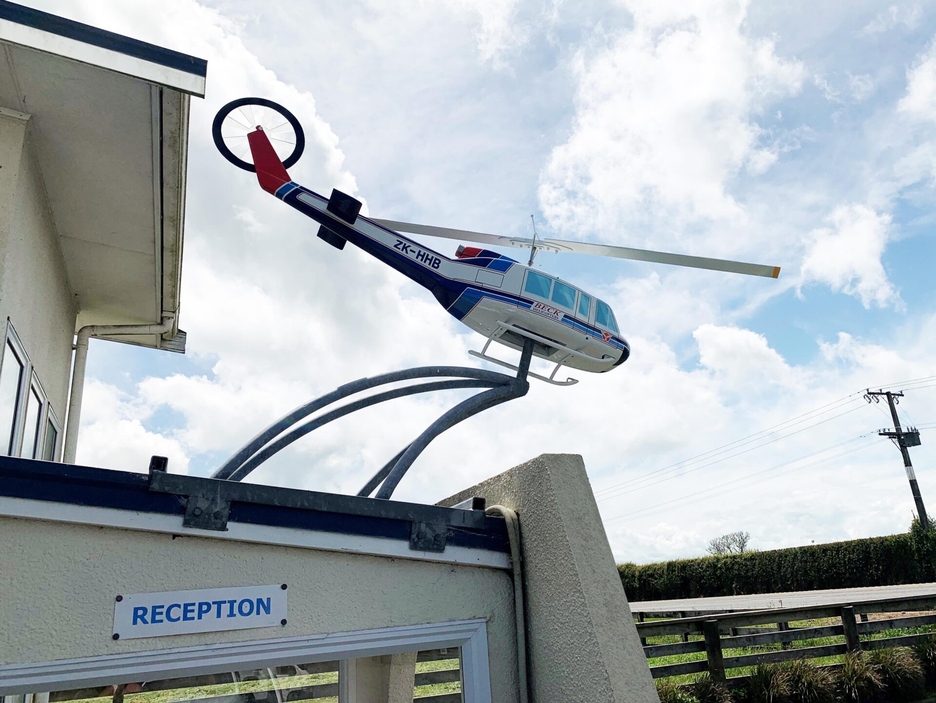 Beck Helicopters custom display