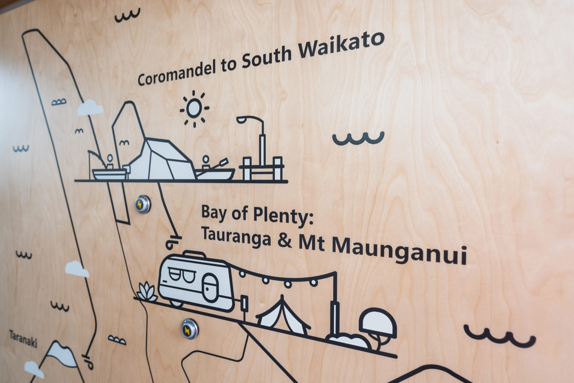 Powerco community engagement wall